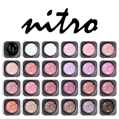 NITRO Builder Gel in a Jar - 24 Color Set