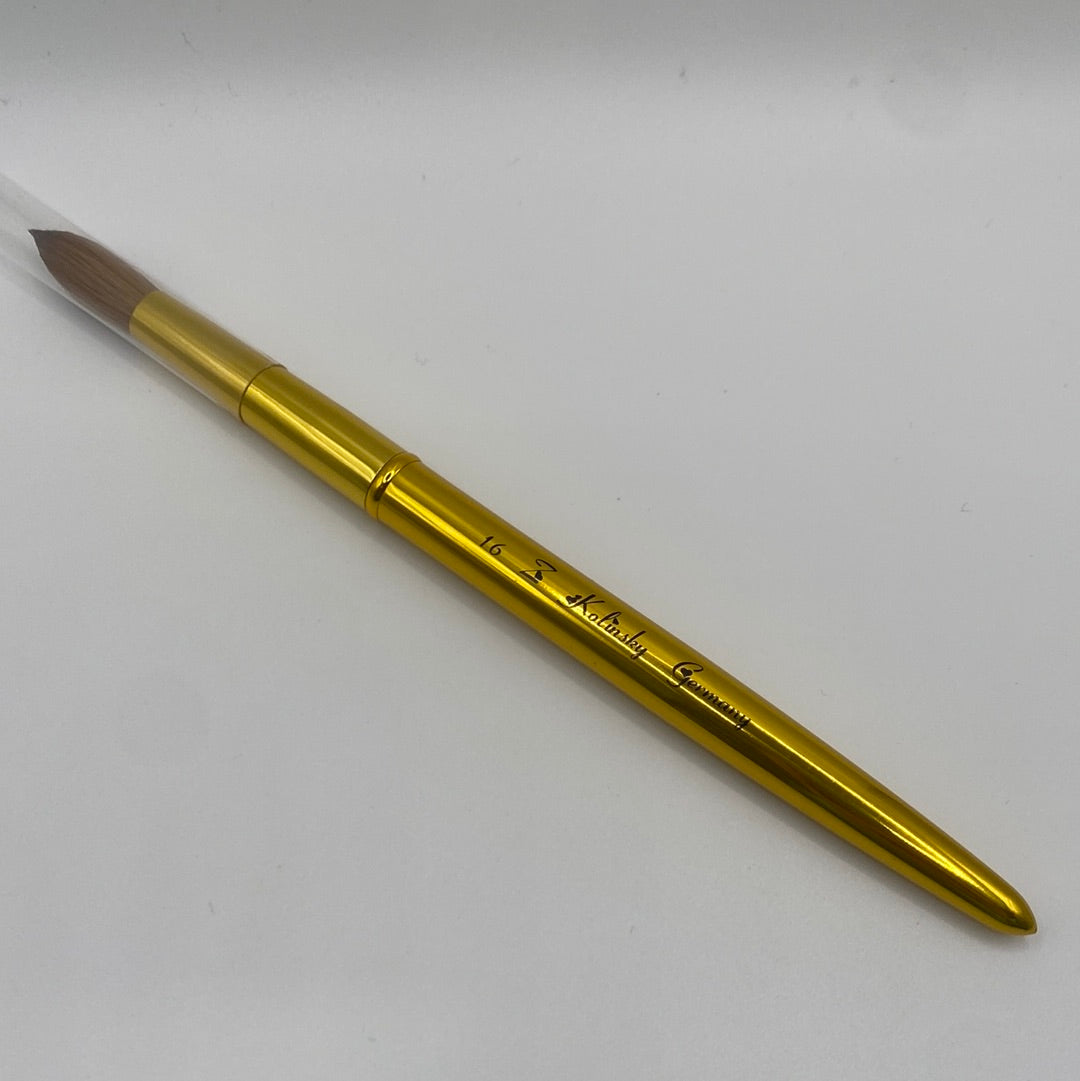 Z Gold Handle Kolinsky Brush #16