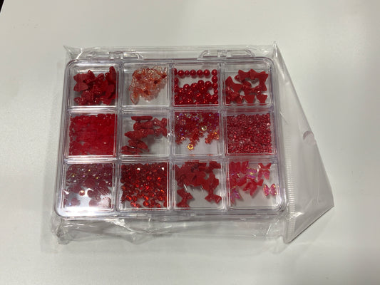 SIN 3225 Red 3D Charms 12 slot