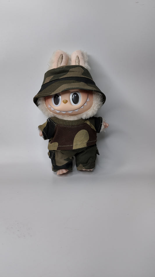 Doll Clothes fits Labu #118 Camo outfit