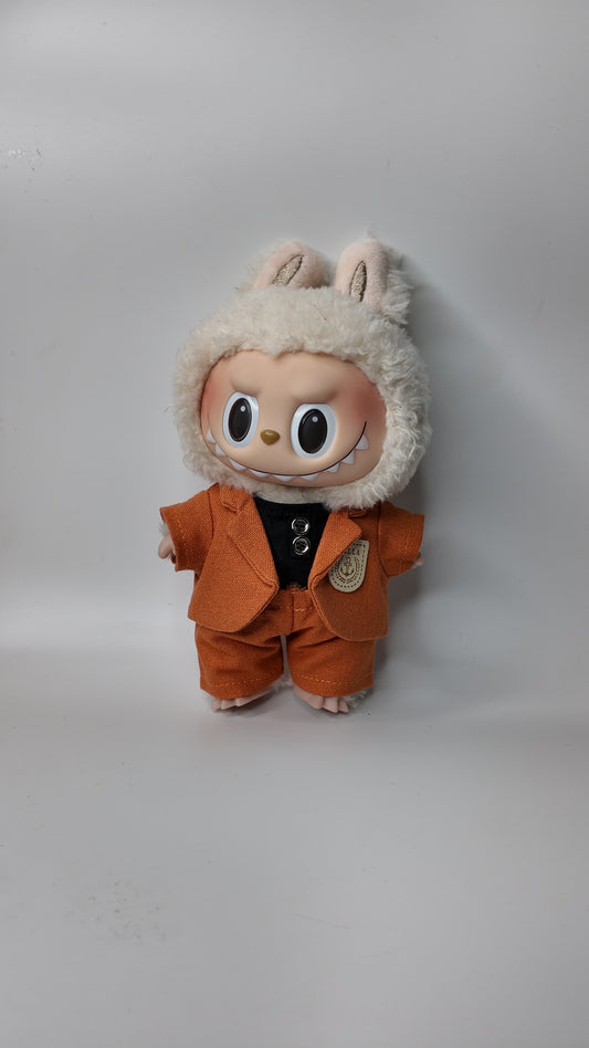 Doll Clothes fits Labu #109 Orange and Black outfit