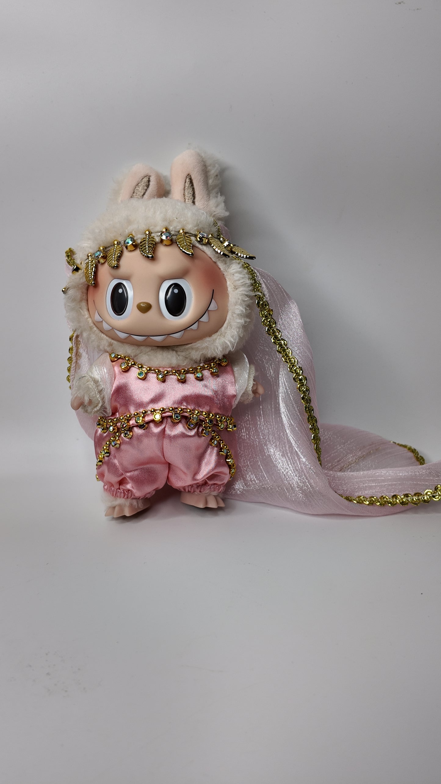 Doll Clothes fits Labu #108 Silky Set with Headpiece (Pink or blue)