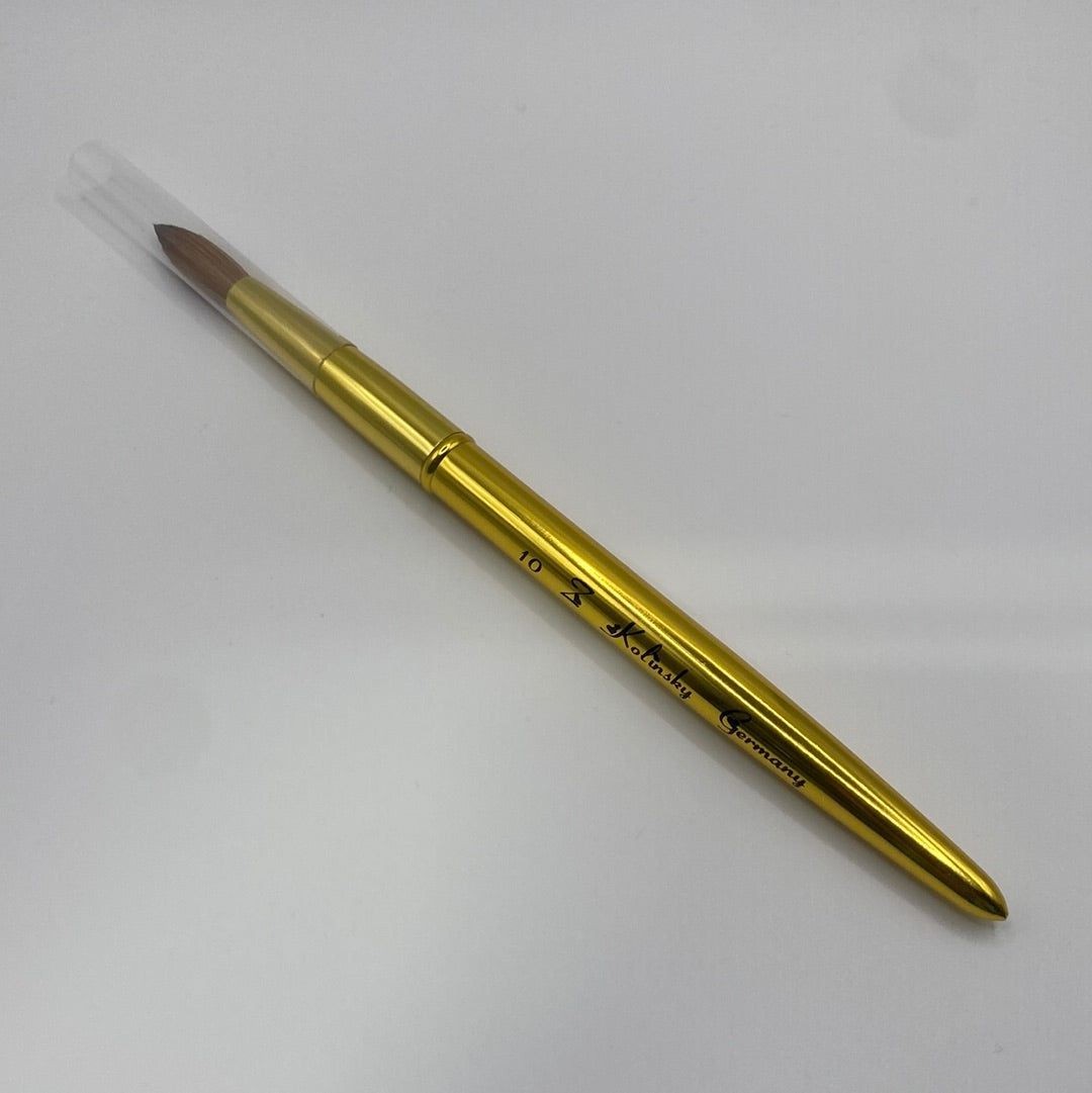 Z Gold Handle Kolinsky Brush #10