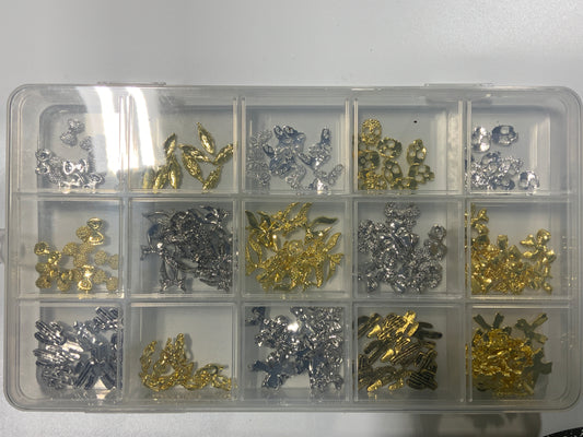 LIA 15 slot Gold/Silver 3D Charms 150pc