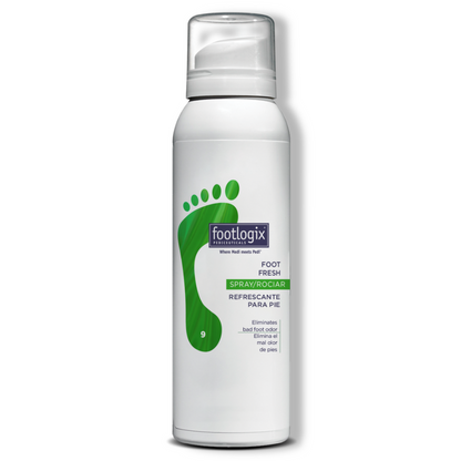 Footlogix foot fresh spray on a white background