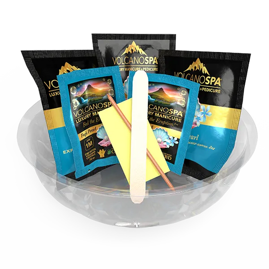 VolcanoSpa Luxury Manicure in a Bowl Fuji Pearl Single