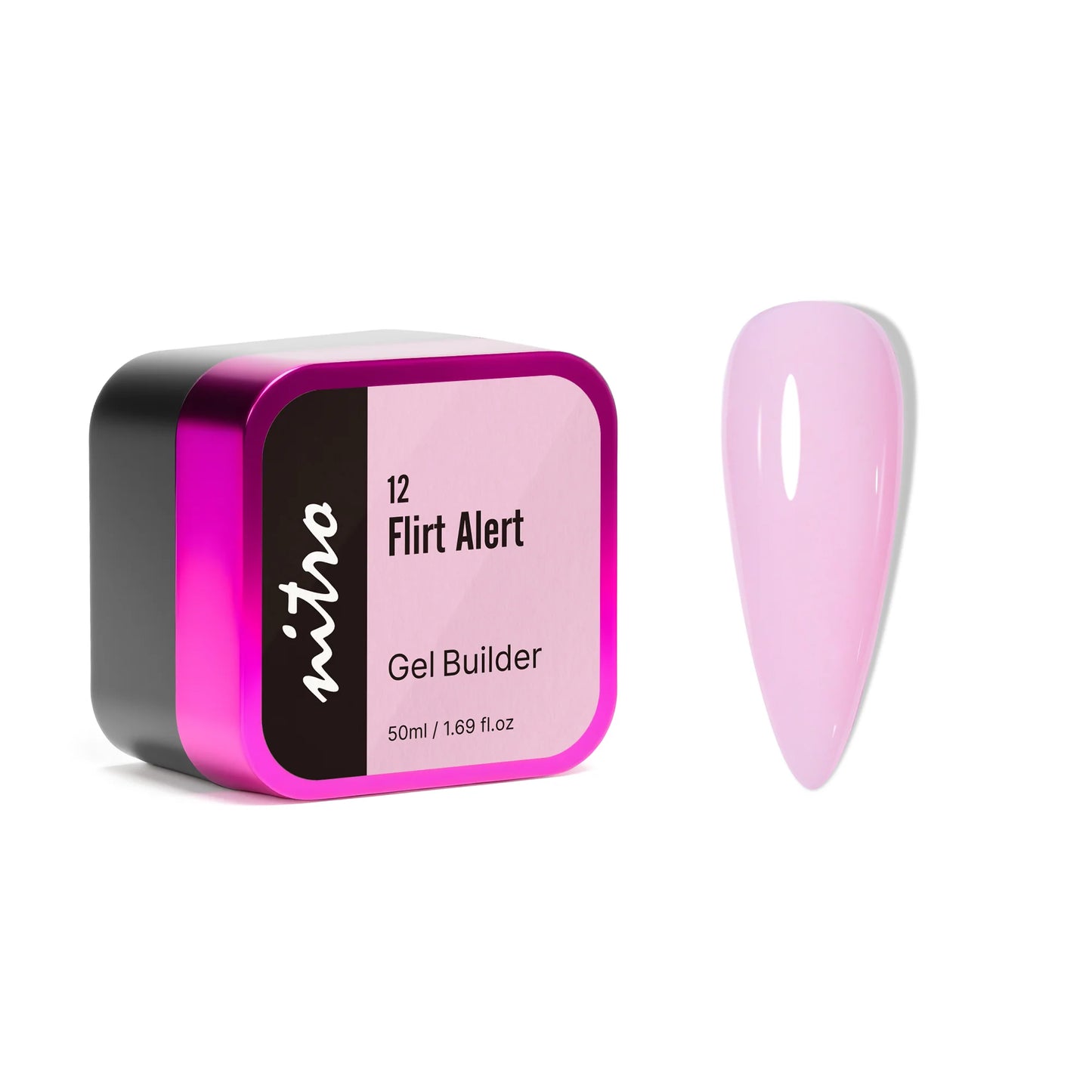 NITRO Builder Gel in Jar - 12 Flirt Alert