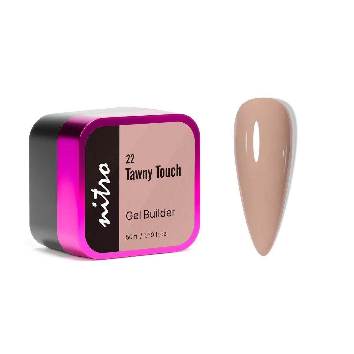 NITRO Builder Gel in Jar - 22 Tawny Touch