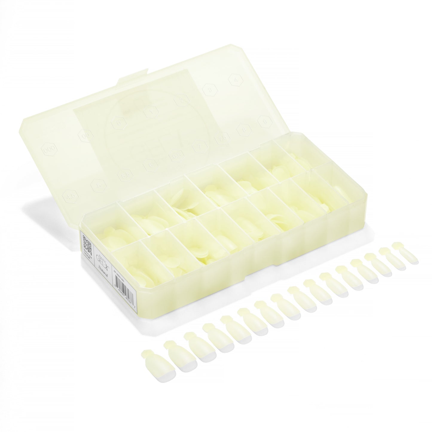 APRES BARE GEL-X® BOX OF TIPS (16 SIZES, 280PCS)