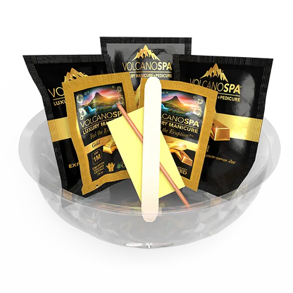 VolcanoSpa Luxury Manicure in a Bowl Gold Single