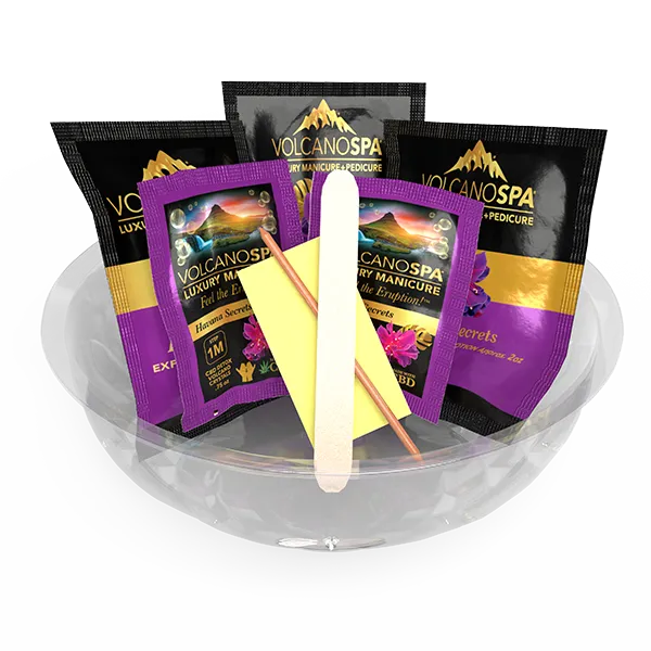 VolcanoSpa Luxury Manicure in a Bowl Havana Secrets (30/Case)