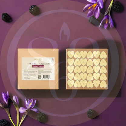 Soy 68 Heart Shaped Tealight Moisturizer Candle (120/box)