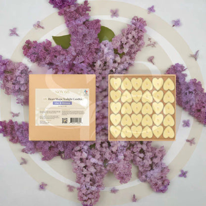 Soy 68 Heart Shaped Tealight Moisturizer Candle (120/box)