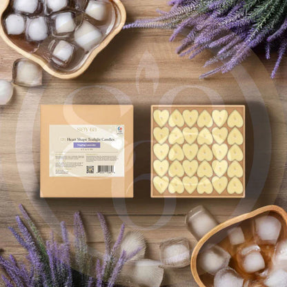 Soy 68 Heart Shaped Tealight Moisturizer Candle (120/box)
