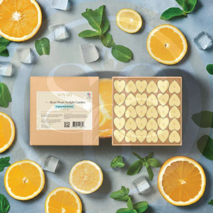 Soy 68 Heart Shaped Tealight Moisturizer Candle (120/box)