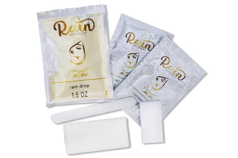 2E Rain 6in1 Forgot Me Not Pedicure Kit 120 kits/case
