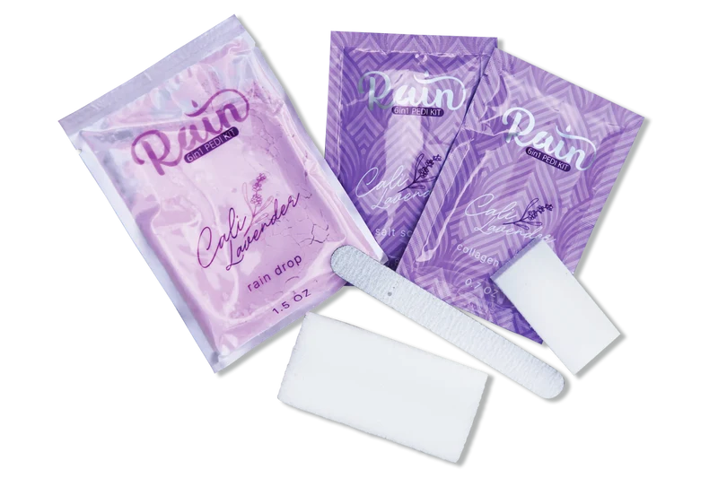 2E Rain 6in1 Lavender Pedicure Kit 120 kits/case
