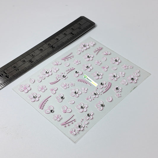 Light Pink Flower Sticker Decal