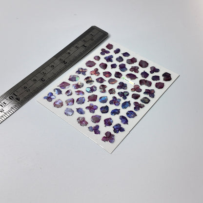 Holographic Flower Petals Sticker Decal