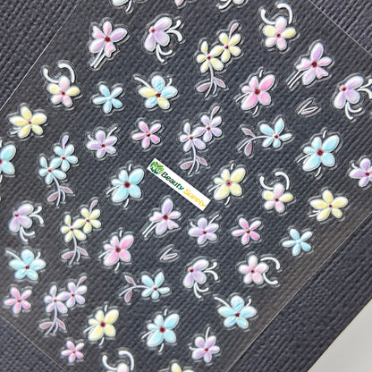 Pastel Florals Sticker Decal