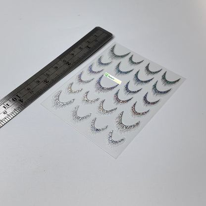 French Line with Hanging Strands Sticker Decal