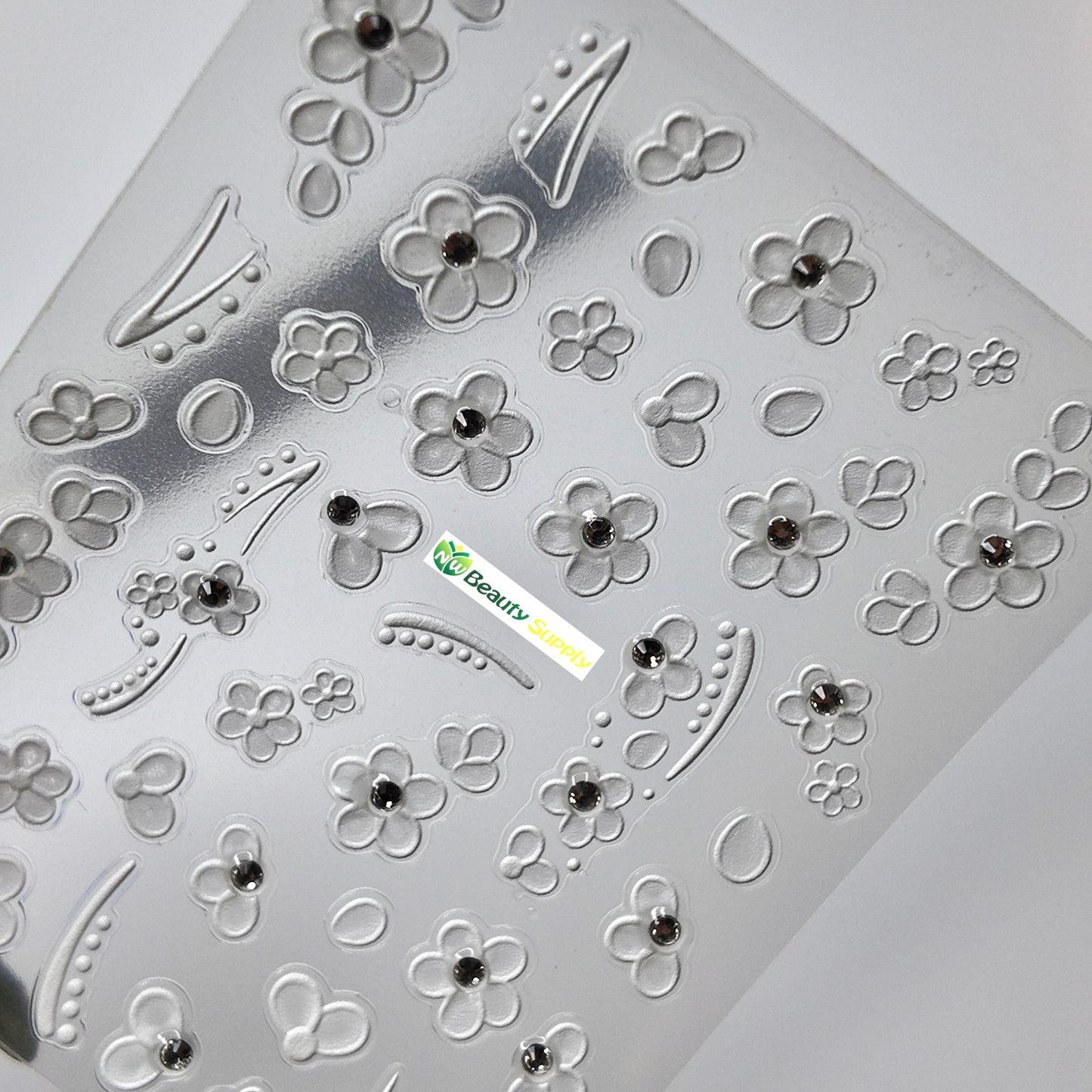 White Flower Sticker Decal