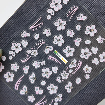 Light Pink Flower Sticker Decal