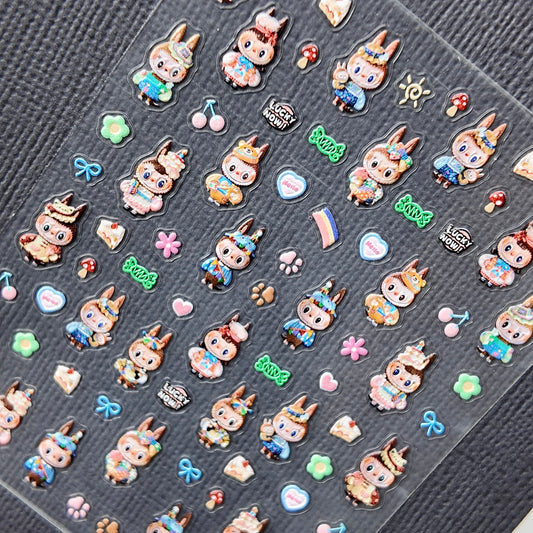 Labu in Outfits Sticker Decal