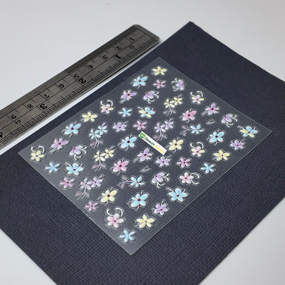 Pastel Florals Sticker Decal
