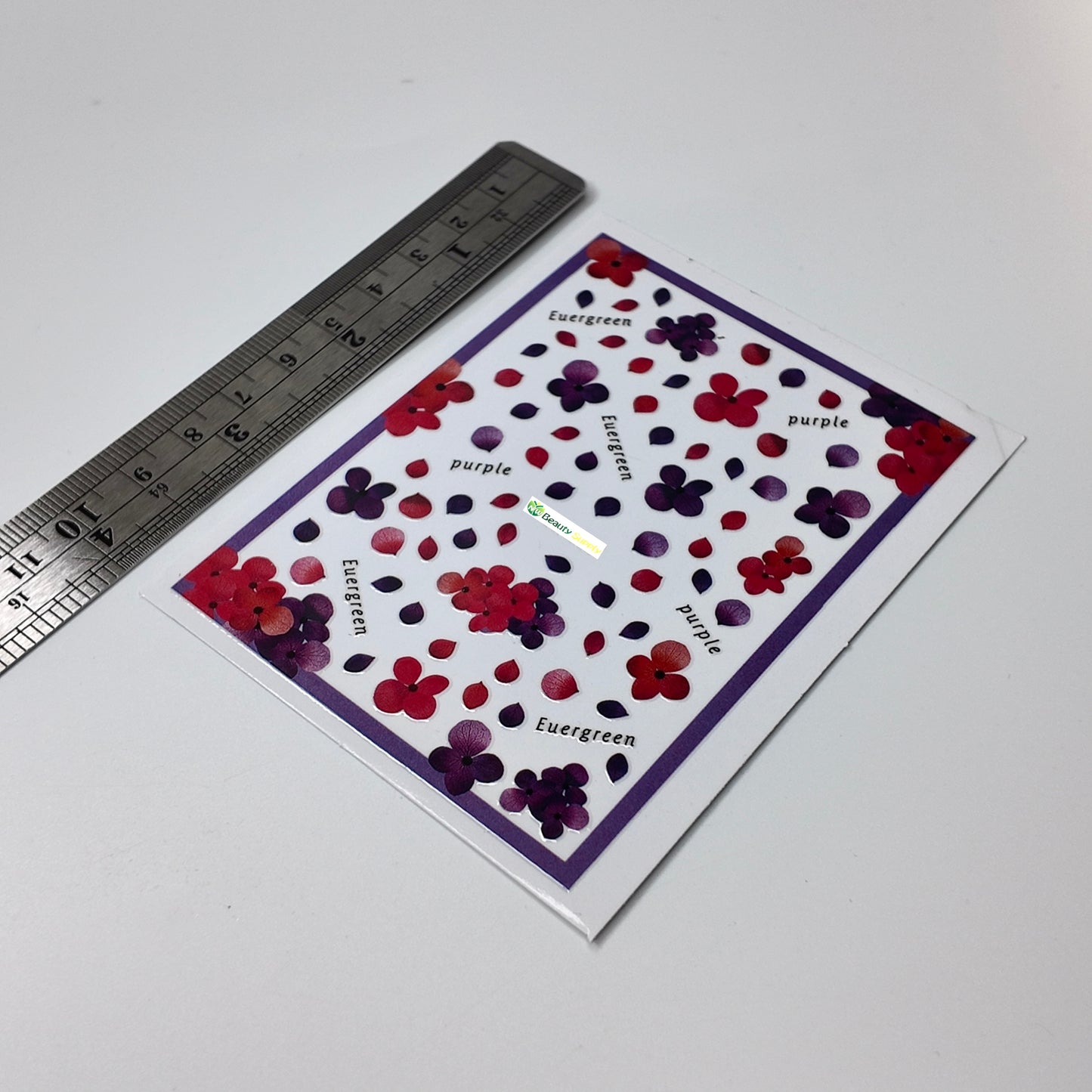 Pink and Purple Flowers Sticker Decal