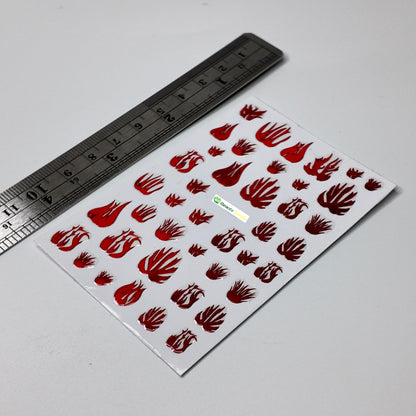 Flame V6 Sticker Decal