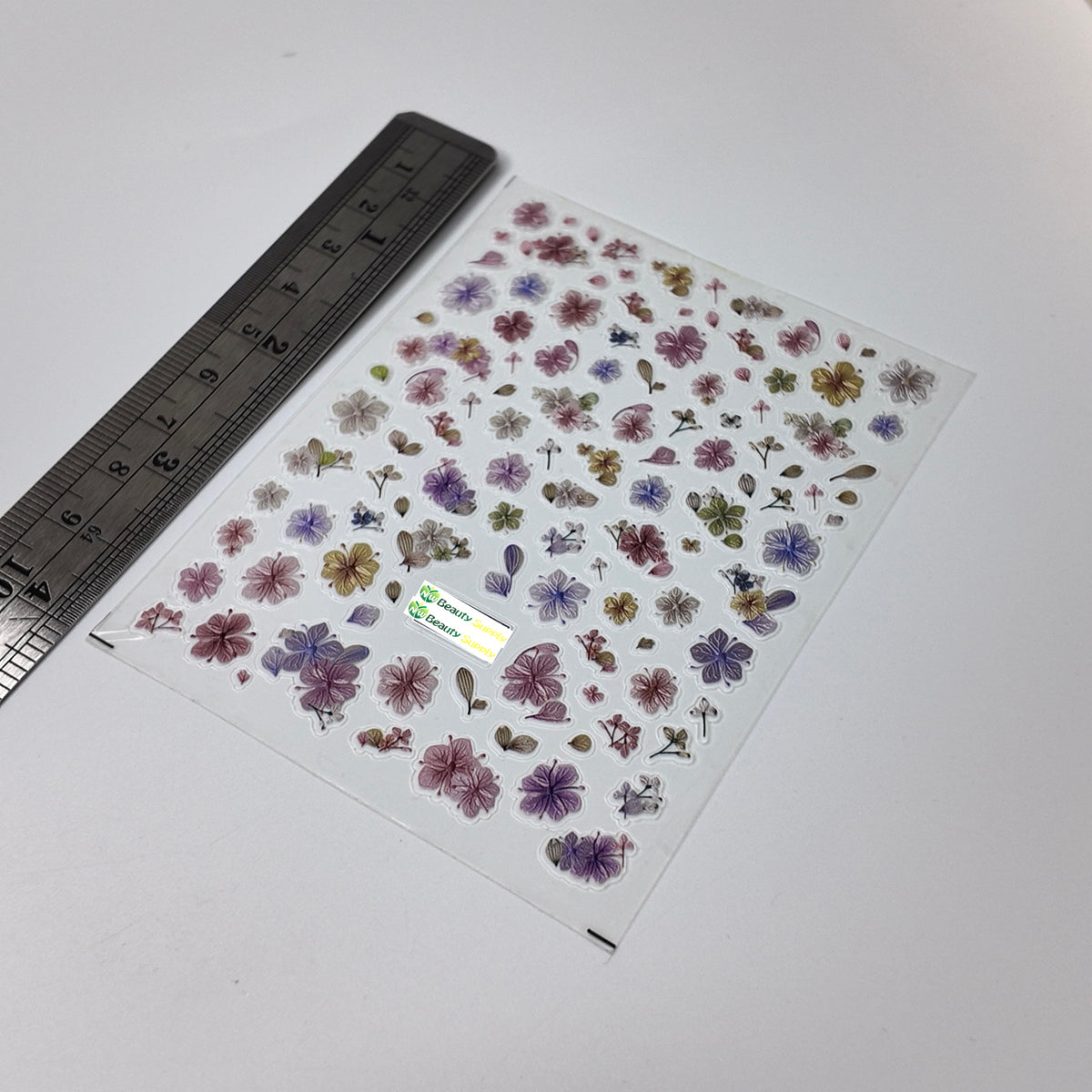 Detailed and Colorful Flower Sticker Decal