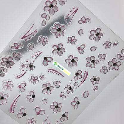 Light Pink Flower Sticker Decal