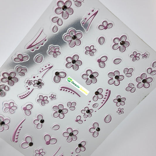 Light Pink Flower Sticker Decal