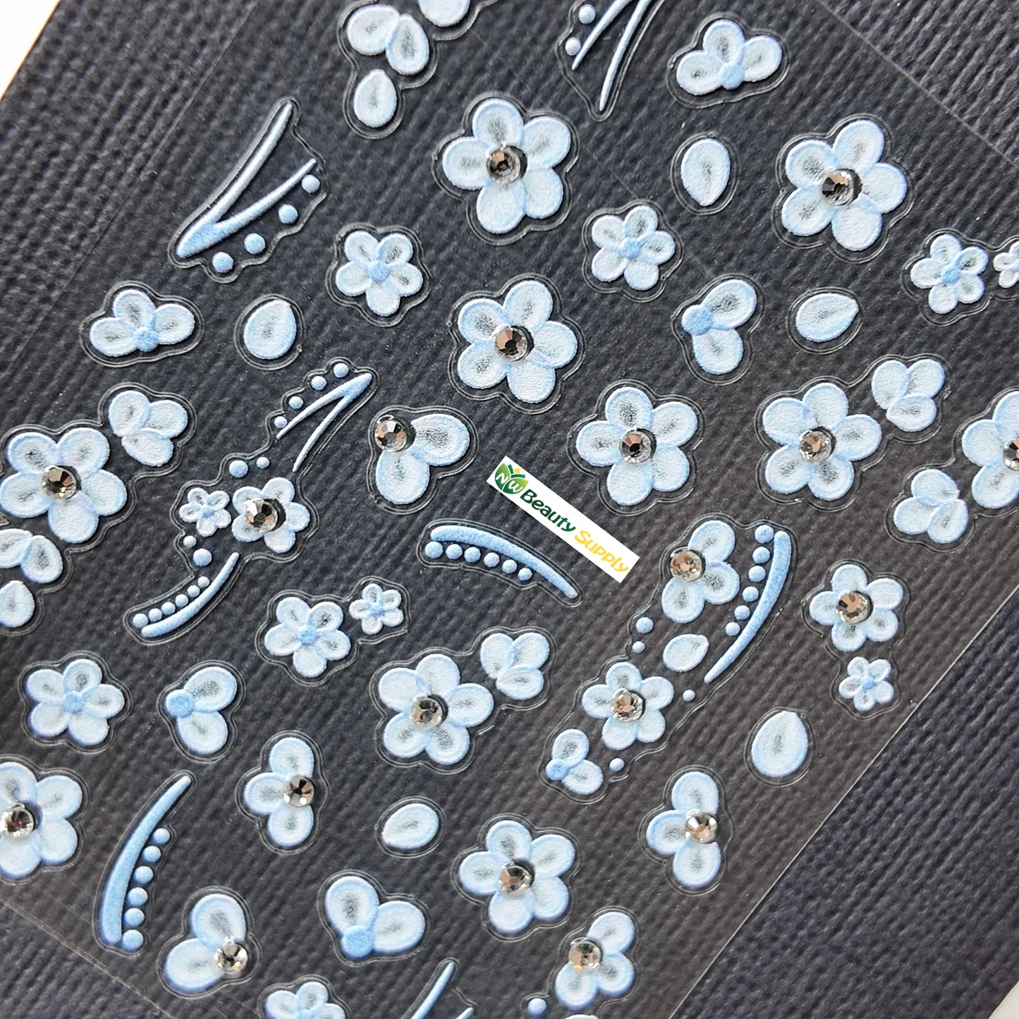 Blue Flower Sticker Decal