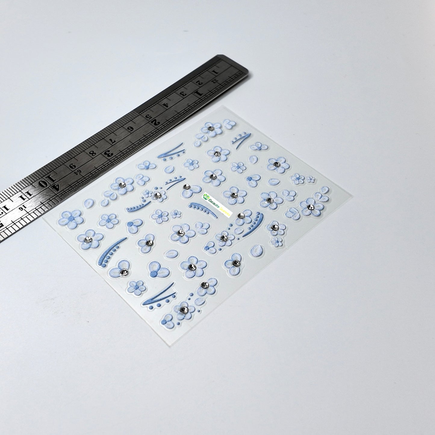 Blue Flower Sticker Decal