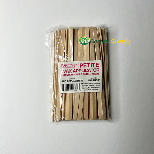 BER Petite Double Rounded End Orange Wood Stick