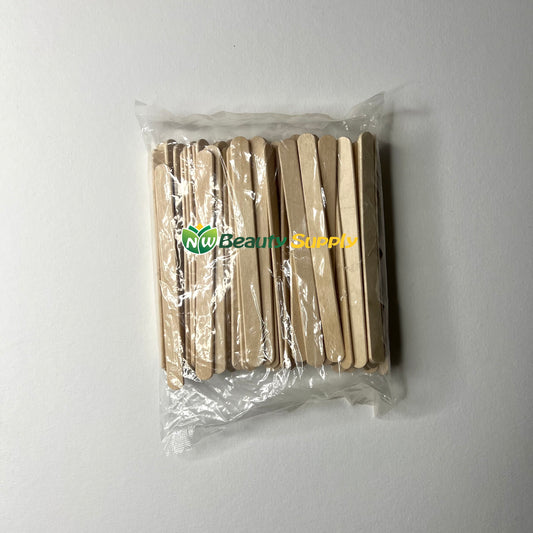 4.5" Double Rounded End Orange Wood Stick