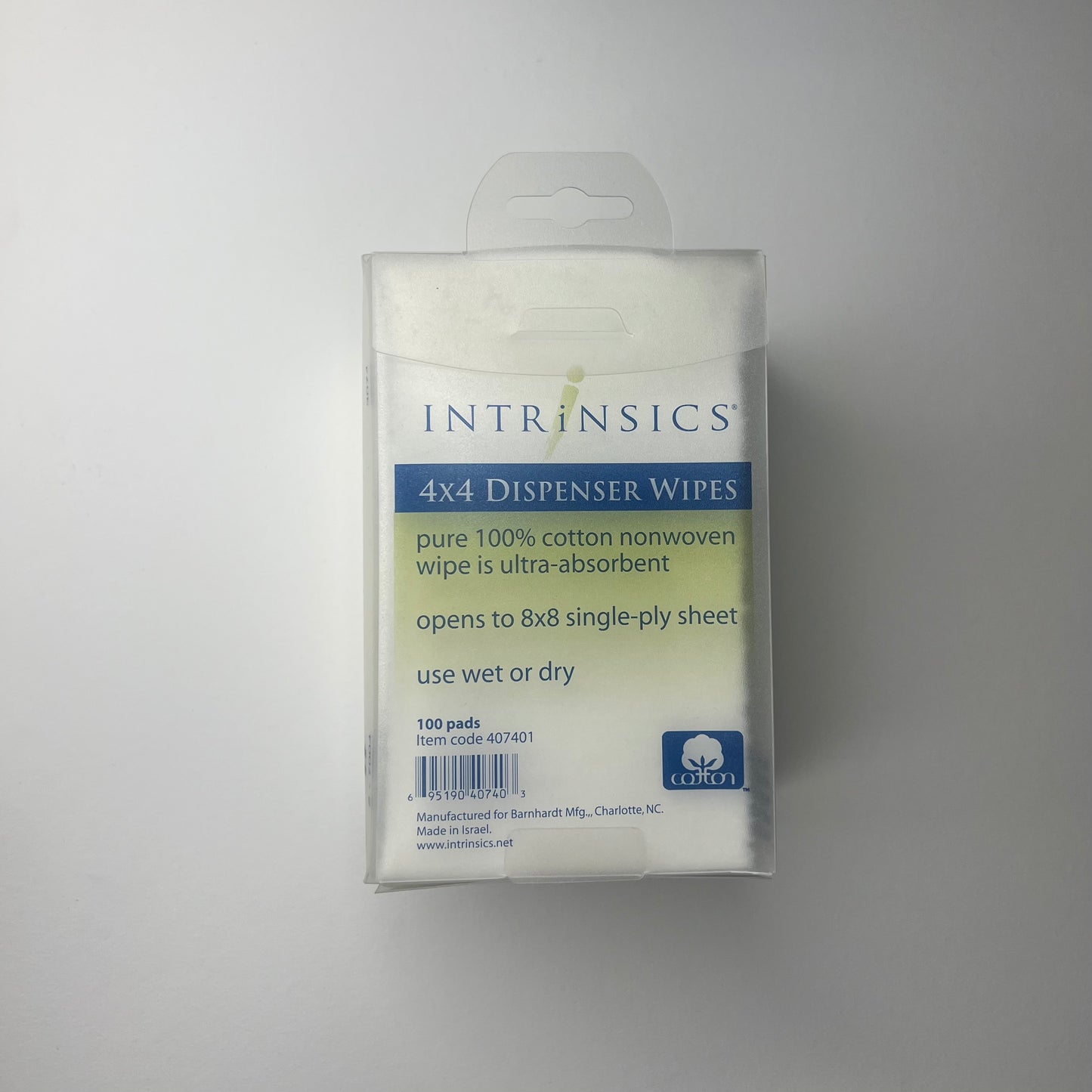 4x4 Dispenser Wipes