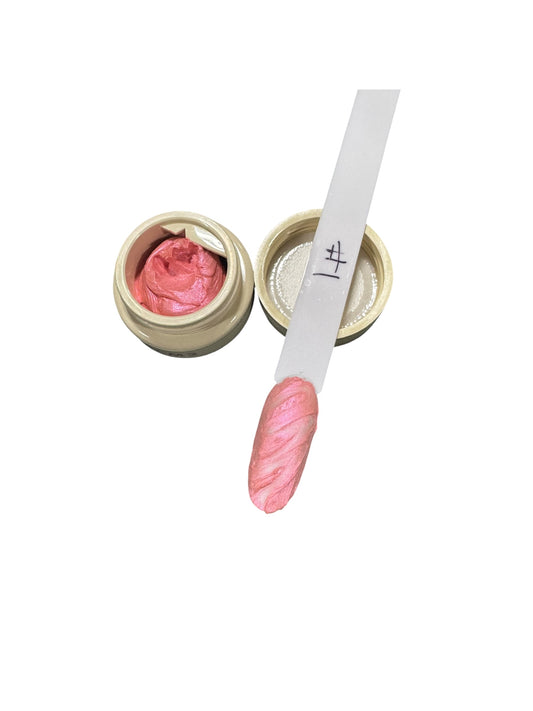 1CM2 Cream No Wipe Gel, Nail Art Metallic Gel
