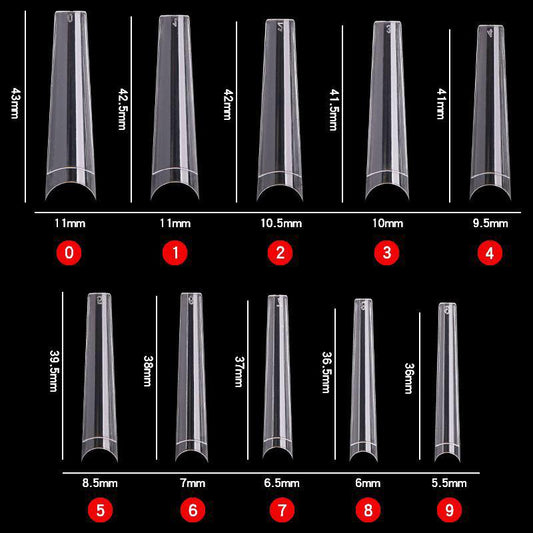LIA TAPERED SQUARE XL 550 TIPS/BOX