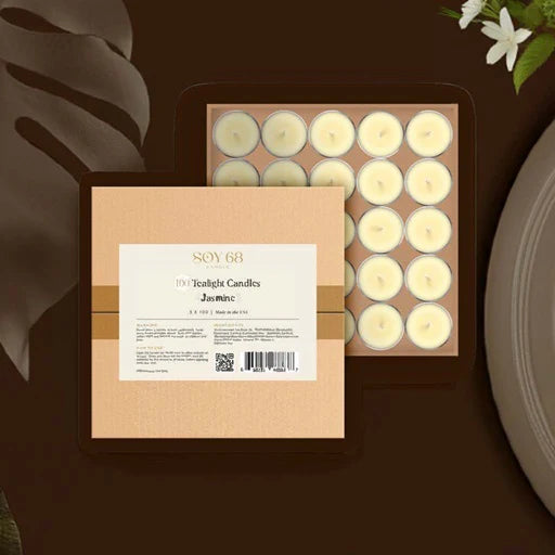 Soy 68 Round Tealight Moisturizer Candle (100 ct box)