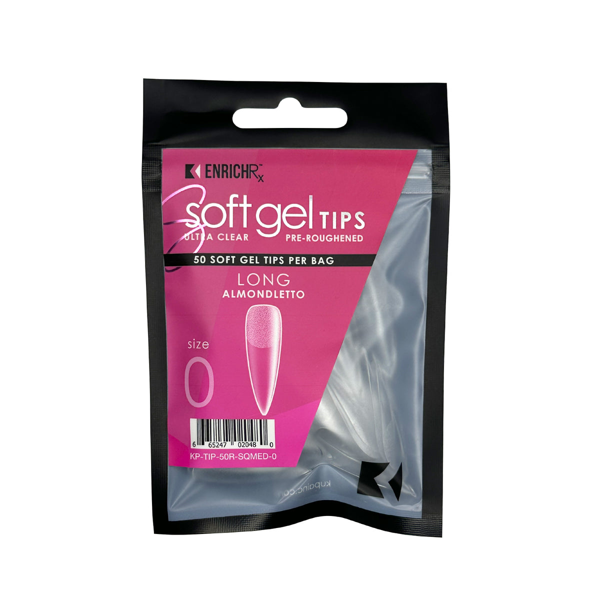 KUPA EnrichRX Soft Gel Refill Tip Bag - Long Almondletto