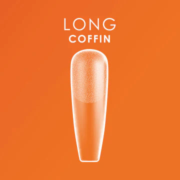 EnrichRX Soft Gel Tips Long Coffin size 8-50/bag