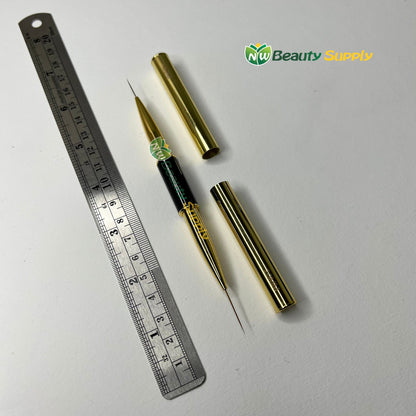 LIA Dual End Gold Handle Liner Art Brush