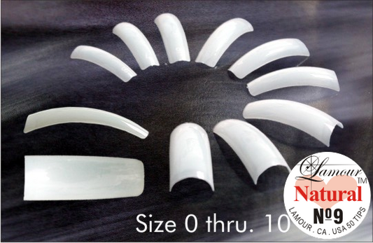 LAMOUR NATURAL NAIL TIPS 50/bag