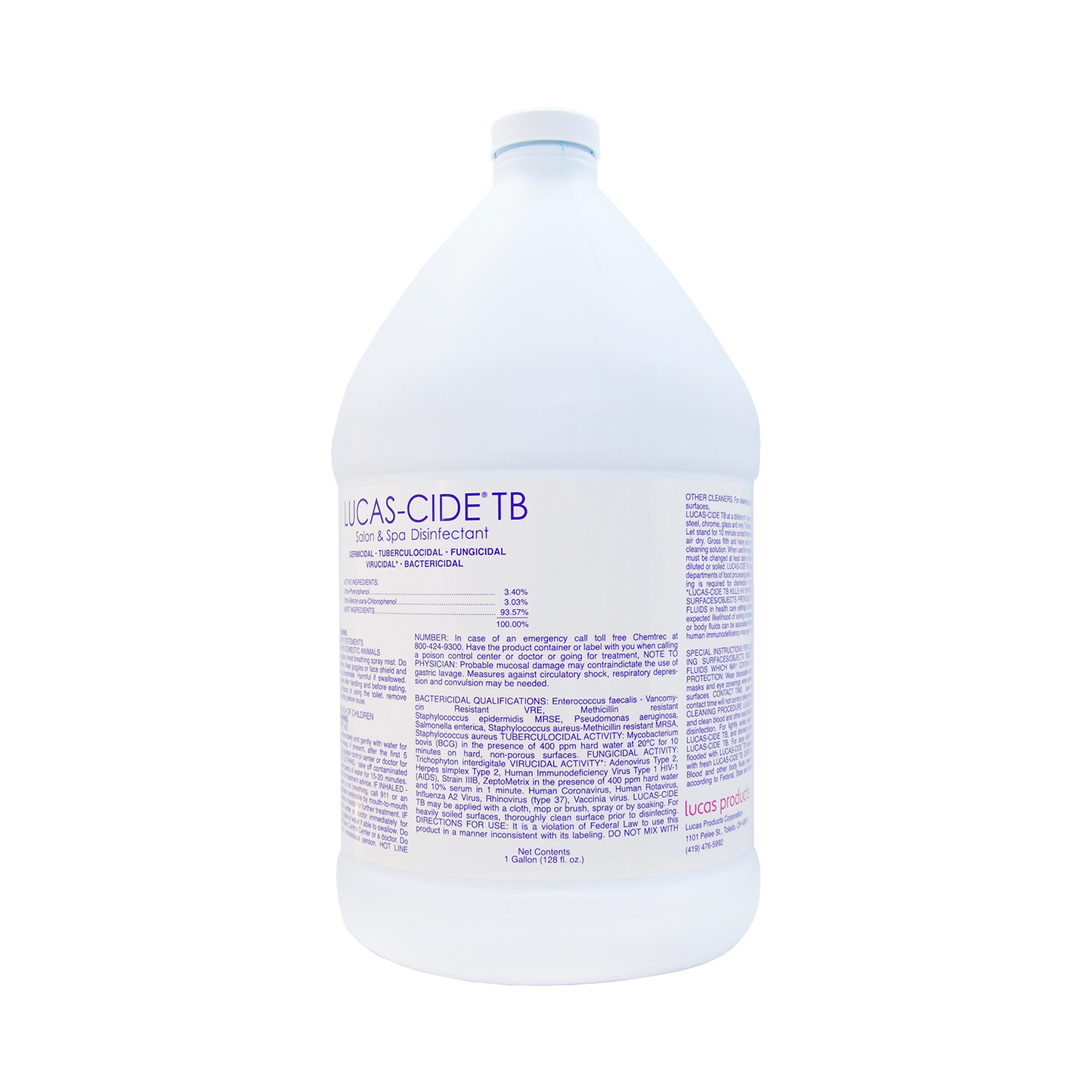LUCAS-CIDE TB 128oz (Gallon)