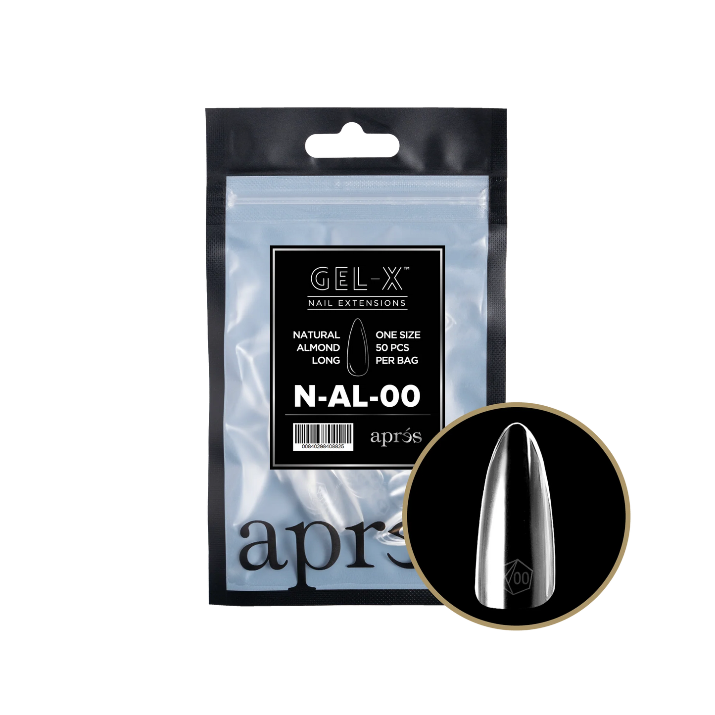 APRES Gel-X Natural Almond Long Refill