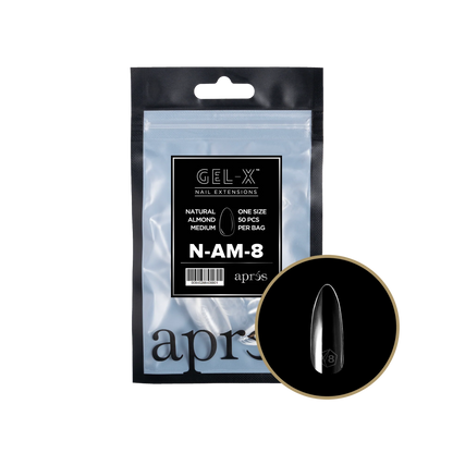 APRES Gel-X Natural Coffin Extra Short Refill