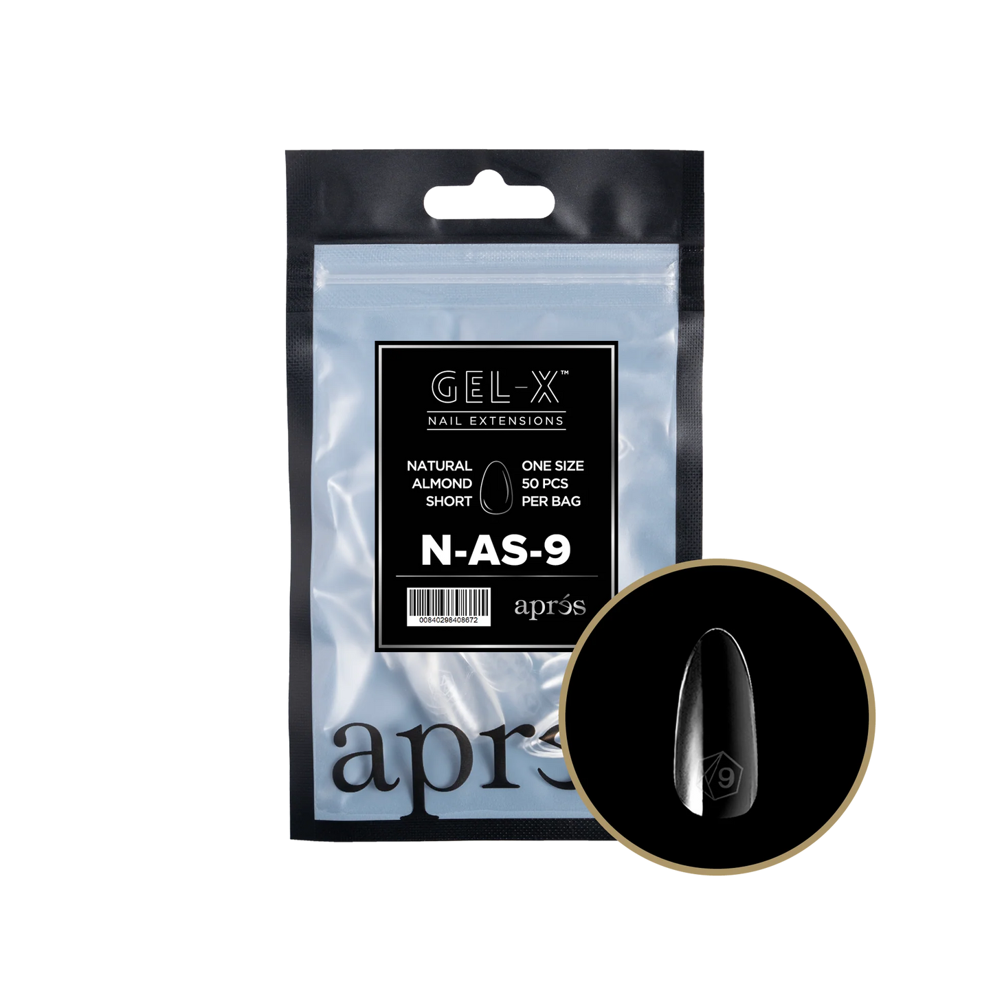 APRES Gel-X Natural Almond Short Refills